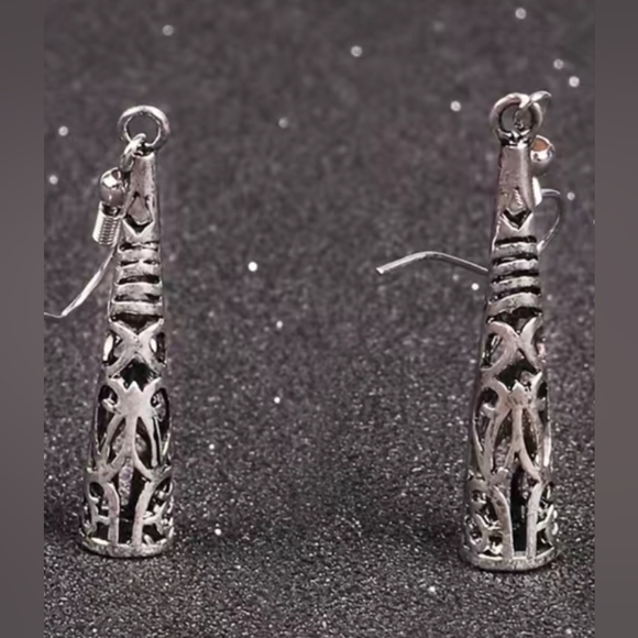 Vintage Style Tassel Dangle Earrings Bohemian Fashion Long Drop Dangle Earrings - Picture 3 of 4